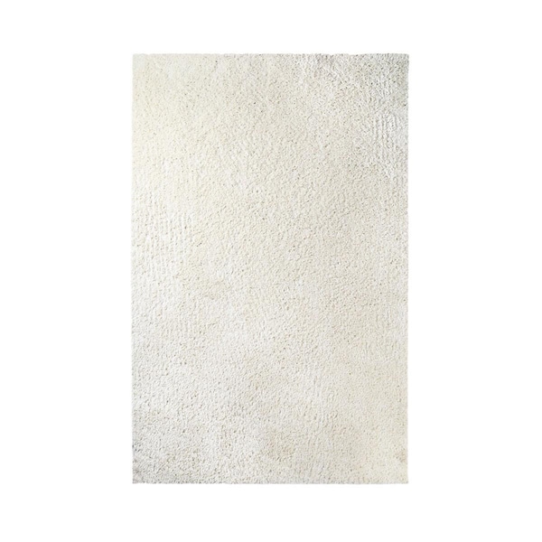 Palacedesigns 4 x 6 ft. Shag Stain Resistant Rectangle Area Rug - Ivory PA3101549 - main